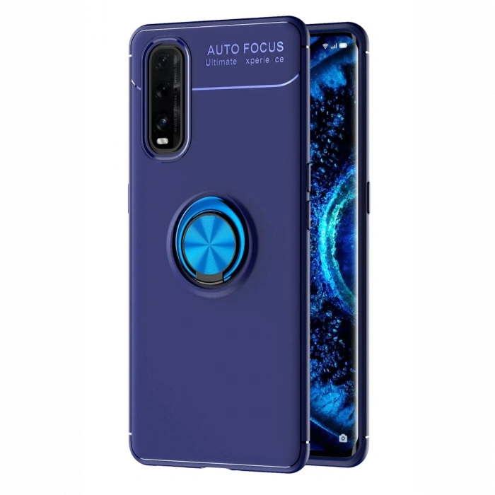 Newface Oppo Find X2 Kılıf Range Yüzüklü Silikon