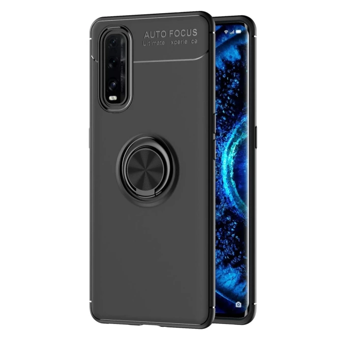 Newface Oppo Find X2 Kılıf Range Yüzüklü Silikon