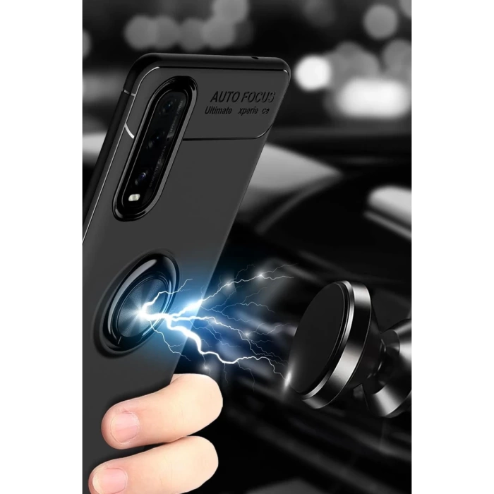 Newface Oppo Find X2 Kılıf Range Yüzüklü Silikon