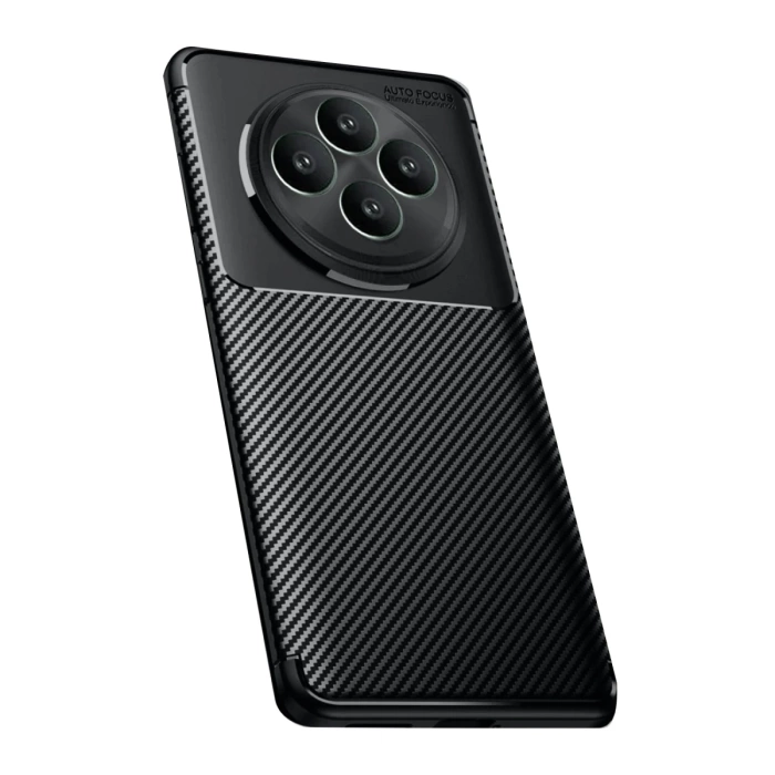 Newface Oppo Reno 11 FS Kılıf Auto Focus Karbon Kapak - Siyah