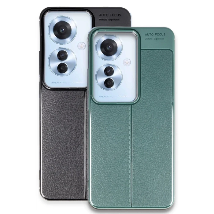 Newface Oppo Reno 11F Kılıf Auto Focus Kapak - Lacivert