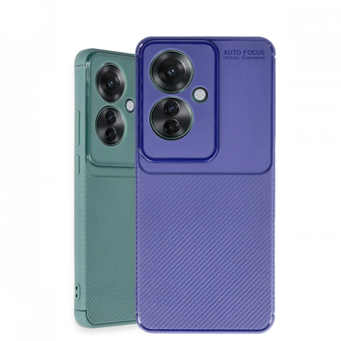 Newface Oppo Reno 11F Kılıf Auto Focus Karbon Kapak