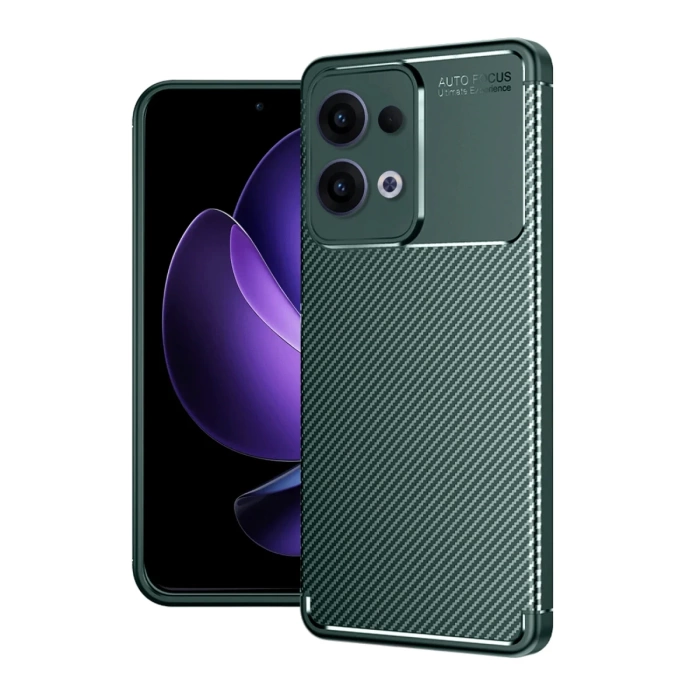 Newface Oppo Reno 13 Pro Kılıf Auto Focus Karbon Kapak