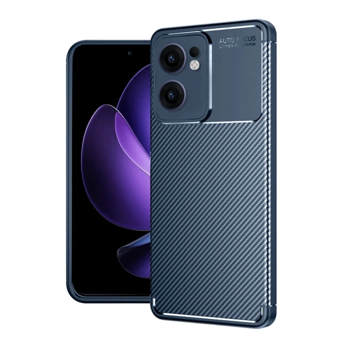 Newface Oppo Reno 13F Kılıf Auto Focus Karbon Kapak