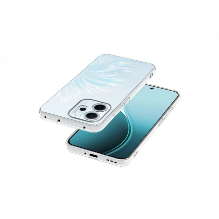 Newface Oppo Reno 14F Kılıf Lüx Şeffaf Silikon