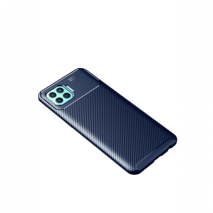 Newface Oppo Reno 4 Lite Kılıf Auto Focus Karbon Kapak