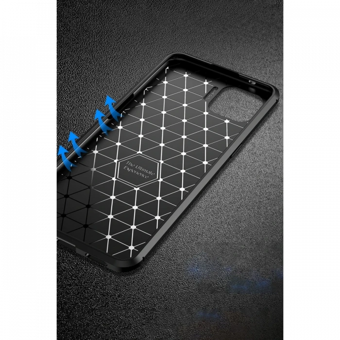 Newface Oppo Reno 4 Lite Kılıf Auto Focus Karbon Kapak