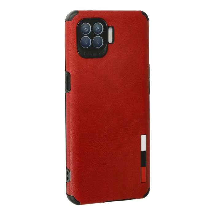 Newface Oppo Reno 4 Lite Kılıf Loop Deri Silikon