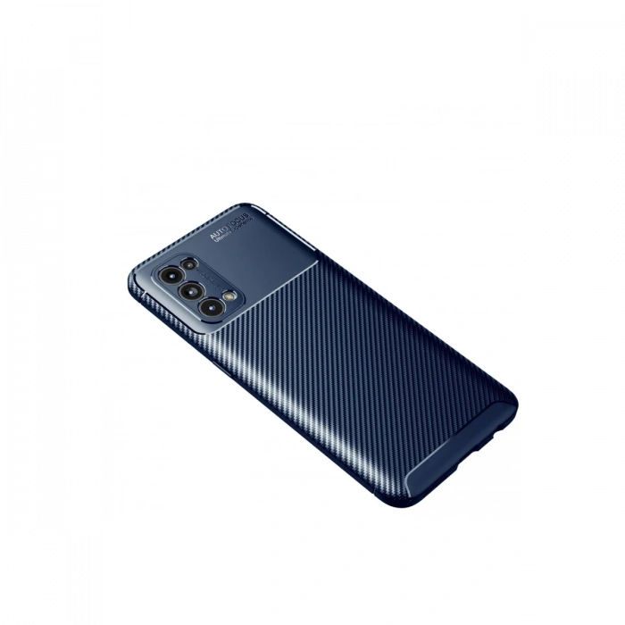 Newface Oppo Reno 5 Kılıf Auto Focus Karbon Kapak