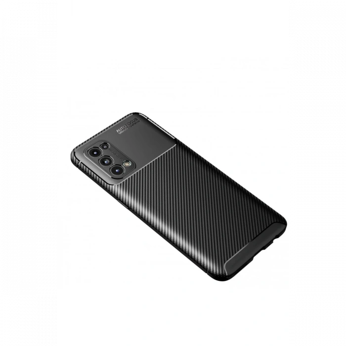Newface Oppo Reno 5 Kılıf Auto Focus Karbon Kapak