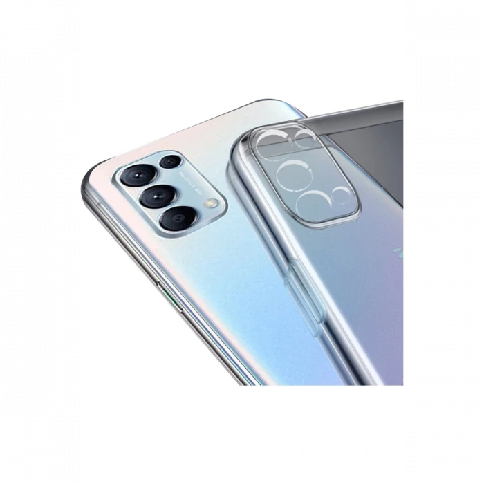 Newface Oppo Reno 5 Kılıf Lüx Şeffaf Silikon