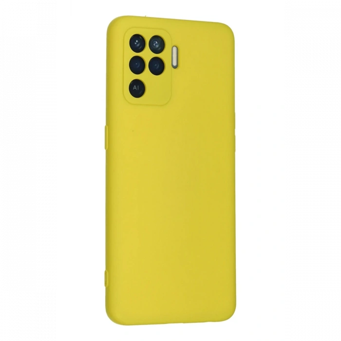 Newface Oppo Reno 5 Lite Kılıf Nano içi Kadife Silikon