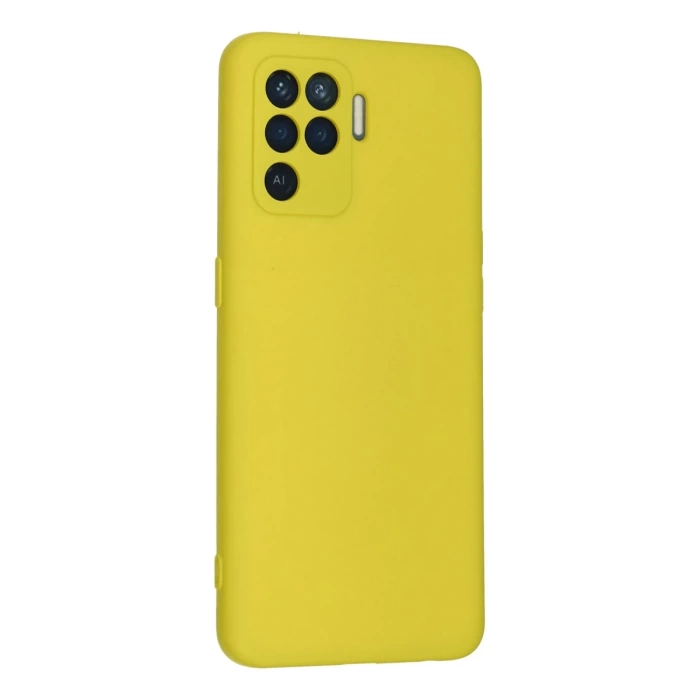 Newface Oppo Reno 5 Lite Kılıf Nano içi Kadife Silikon