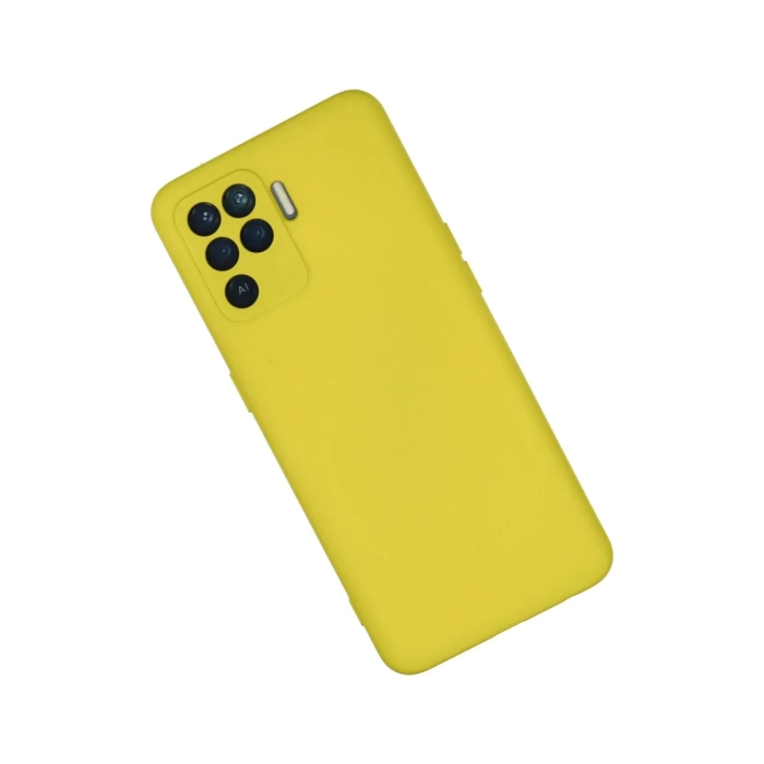 Newface Oppo Reno 5 Lite Kılıf Nano içi Kadife Silikon