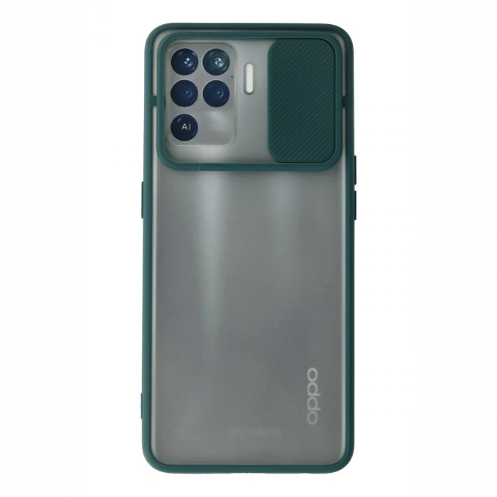 Newface Oppo Reno 5 Lite Kılıf Palm Buzlu Kamera Sürgülü Silikon