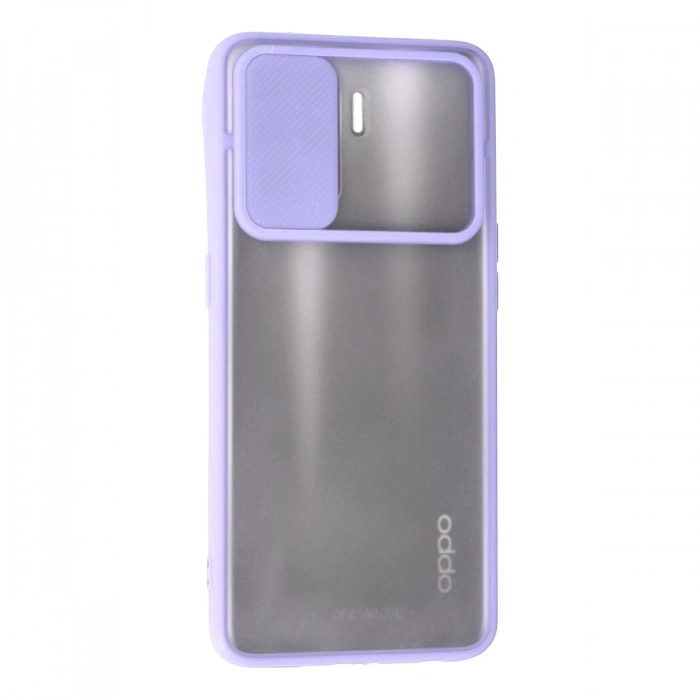 Newface Oppo Reno 5 Lite Kılıf Palm Buzlu Kamera Sürgülü Silikon