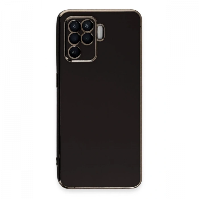 Newface Oppo Reno 5 Lite Kılıf Volet Silikon - Siyah