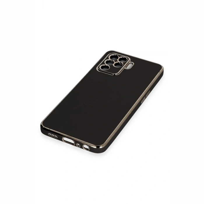Newface Oppo Reno 5 Lite Kılıf Volet Silikon - Siyah
