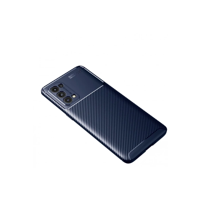 Newface Oppo Reno 5 Pro Kılıf Auto Focus Karbon Kapak