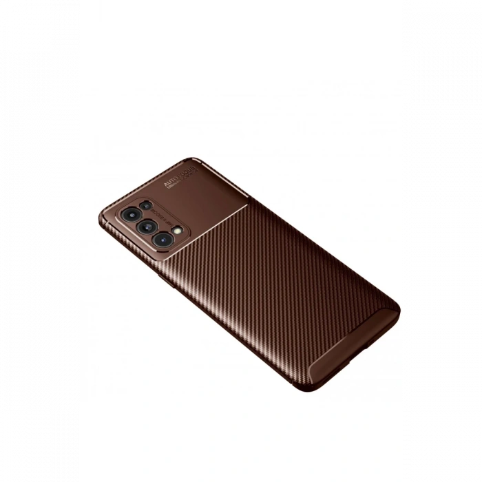 Newface Oppo Reno 5 Pro Kılıf Auto Focus Karbon Kapak
