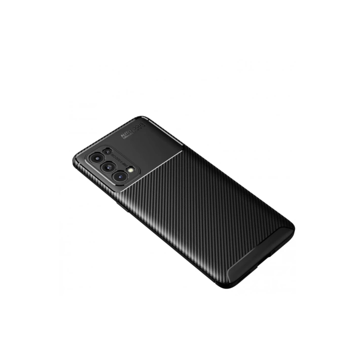 Newface Oppo Reno 5 Pro Kılıf Auto Focus Karbon Kapak