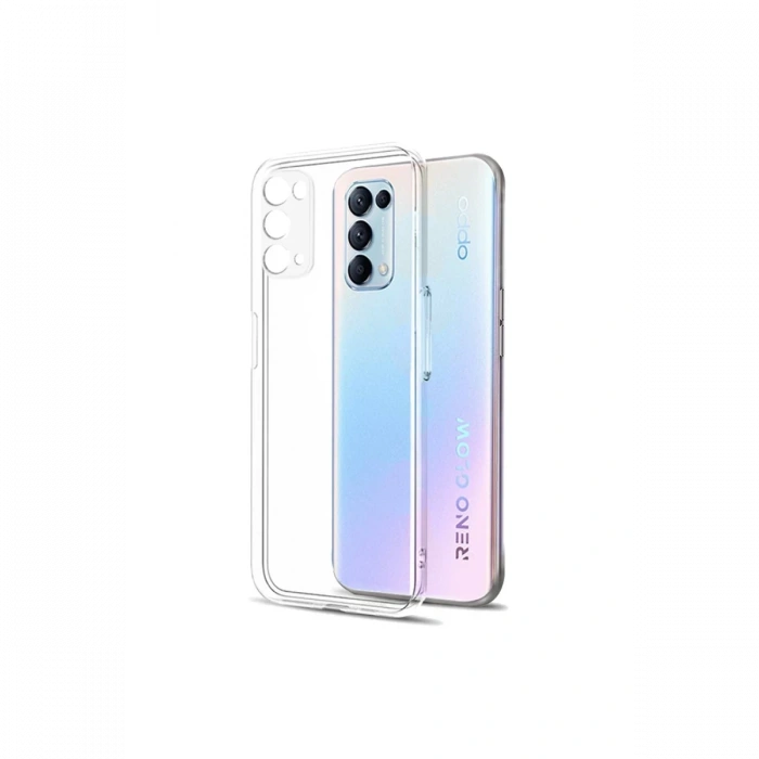 Newface Oppo Reno 5 Pro Kılıf Lüx Şeffaf Silikon