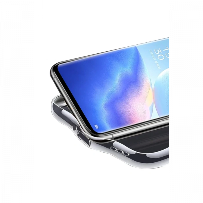 Newface Oppo Reno 5 Pro Kılıf Lüx Şeffaf Silikon