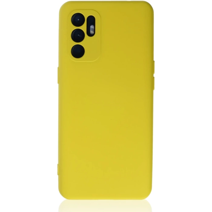 Newface Oppo Reno 6 Kılıf Nano içi Kadife Silikon