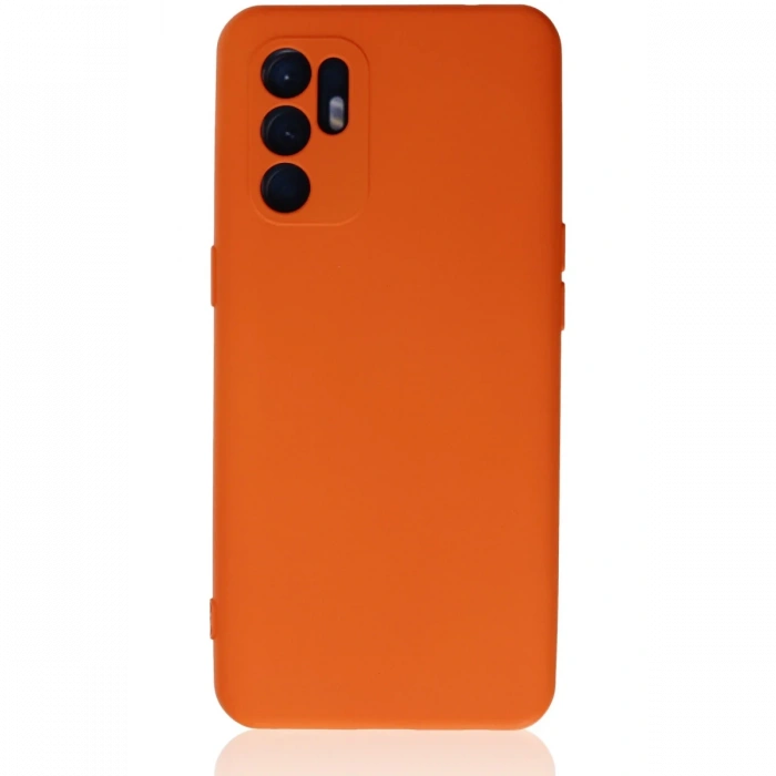 Newface Oppo Reno 6 Kılıf Nano içi Kadife Silikon