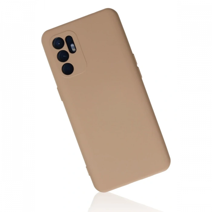 Newface Oppo Reno 6 Kılıf Nano içi Kadife Silikon