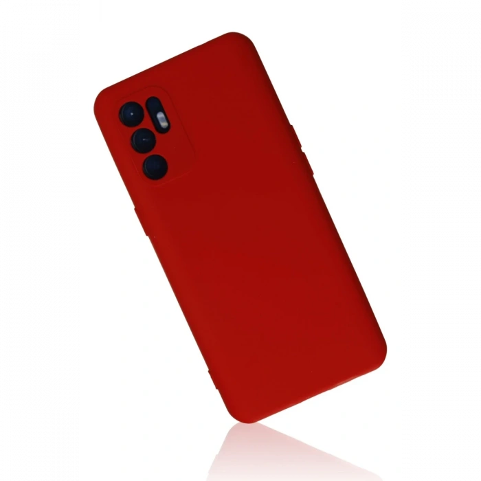 Newface Oppo Reno 6 Kılıf Nano içi Kadife Silikon