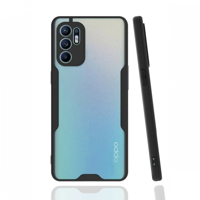 Newface Oppo Reno 6 Kılıf Platin Silikon