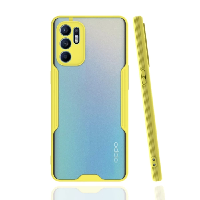 Newface Oppo Reno 6 Kılıf Platin Silikon