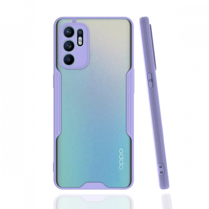 Newface Oppo Reno 6 Kılıf Platin Silikon