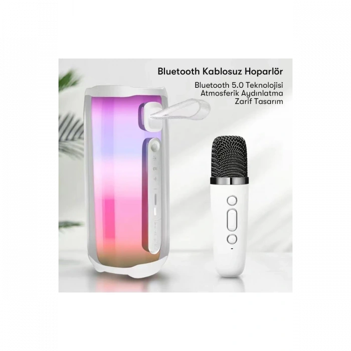 Newface Pluse 5 Mikrofonlu RGB Kablosuz Hoparlör