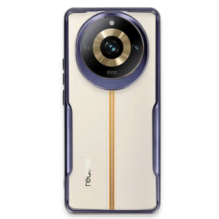 Newface Realme 11 Pro Kılıf Boyi Silikon Kapak - Lacivert
