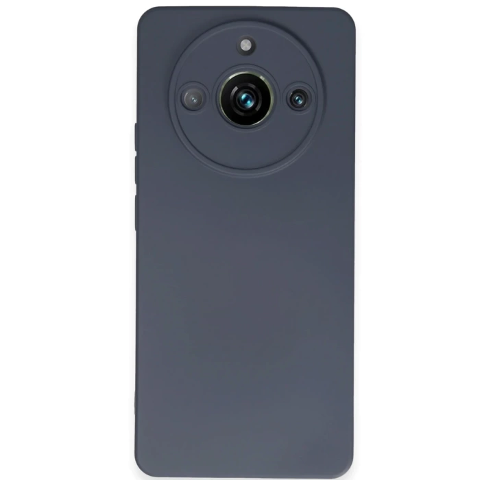 Newface Realme 11 Pro Kılıf Nano içi Kadife Silikon - Gri