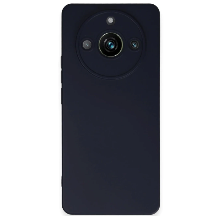 Newface Realme 11 Pro Kılıf Nano içi Kadife Silikon - Lacivert