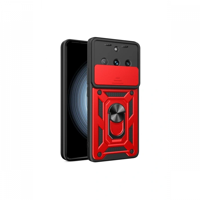 Newface Realme 11 Pro Kılıf Pars Lens Yüzüklü Silikon