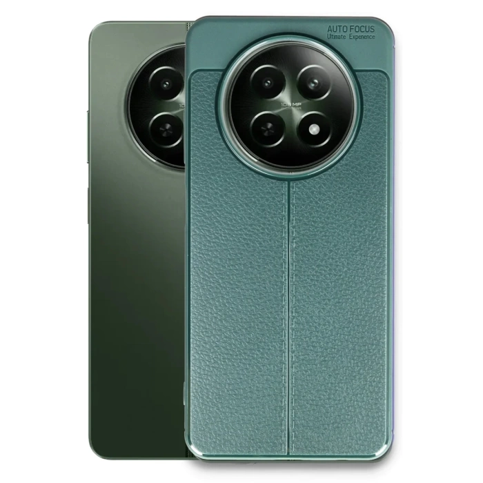 Newface Realme 12 5G Kılıf Auto Focus Kapak - Koyu Yeşil