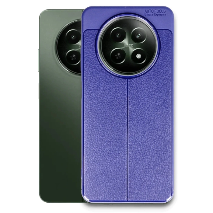 Newface Realme 12 5G Kılıf Auto Focus Kapak - Lacivert