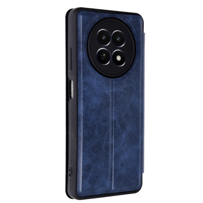 Newface Realme 12 5G Kılıf Flip Cover - Lacivert