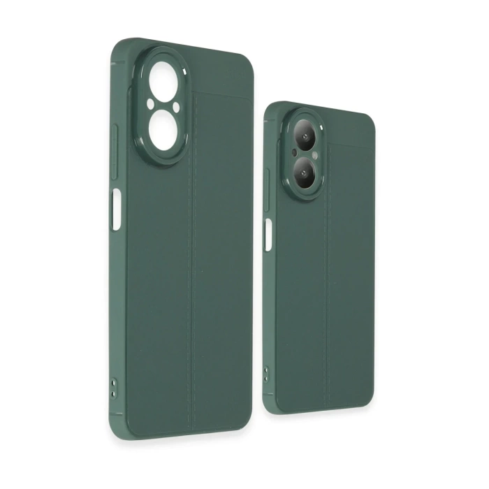 Newface Realme 12 Lite Kılıf Auto Focus Kapak - Koyu Yeşil