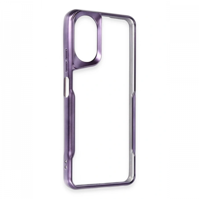 Newface Realme 12 Lite Kılıf Boyi Silikon Kapak - Derin Mor
