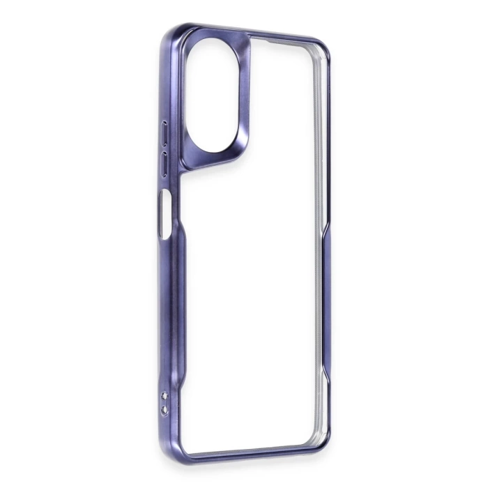 Newface Realme 12 Lite Kılıf Boyi Silikon Kapak - Lacivert