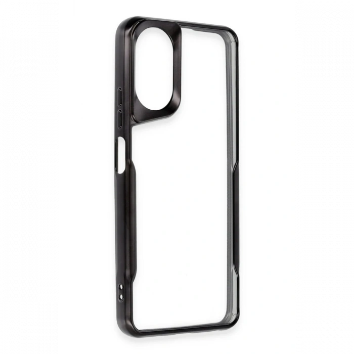 Newface Realme 12 Lite Kılıf Boyi Silikon Kapak - Siyah