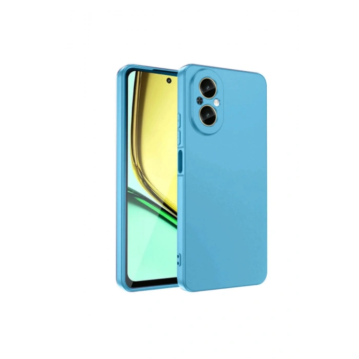Newface Realme 12 Lite Kılıf First Silikon - Mavi