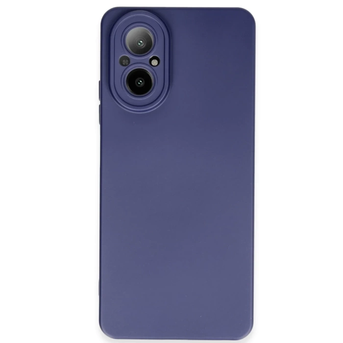 Newface Realme 12 Lite Kılıf Nano içi Kadife Silikon - Lacivert
