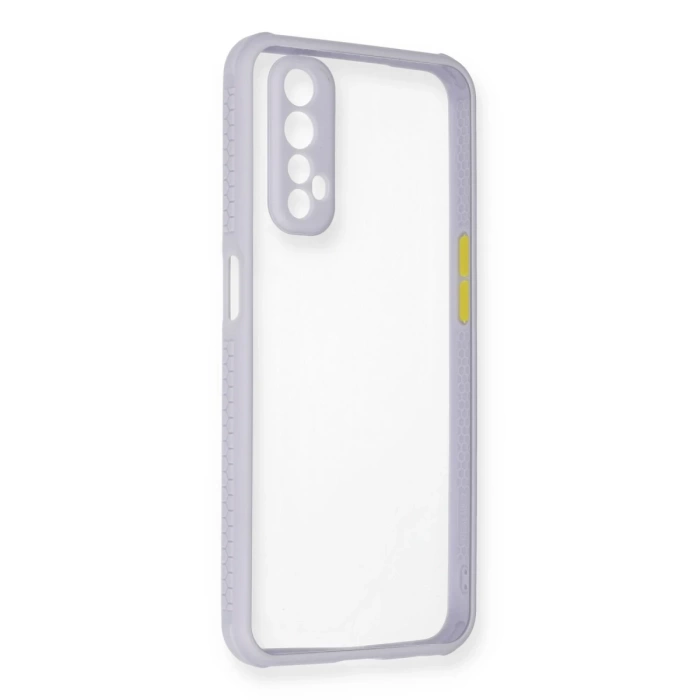 Newface Realme 7 Kılıf Miami Şeffaf Silikon