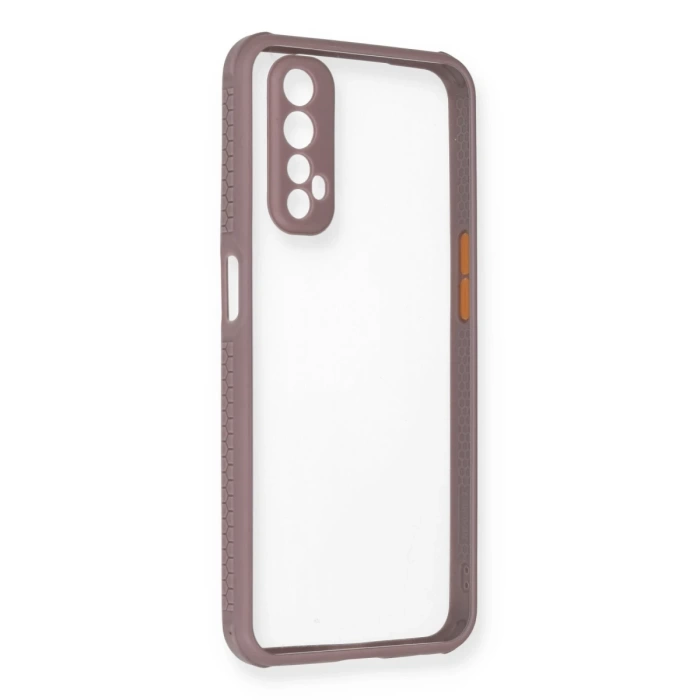 Newface Realme 7 Kılıf Miami Şeffaf Silikon